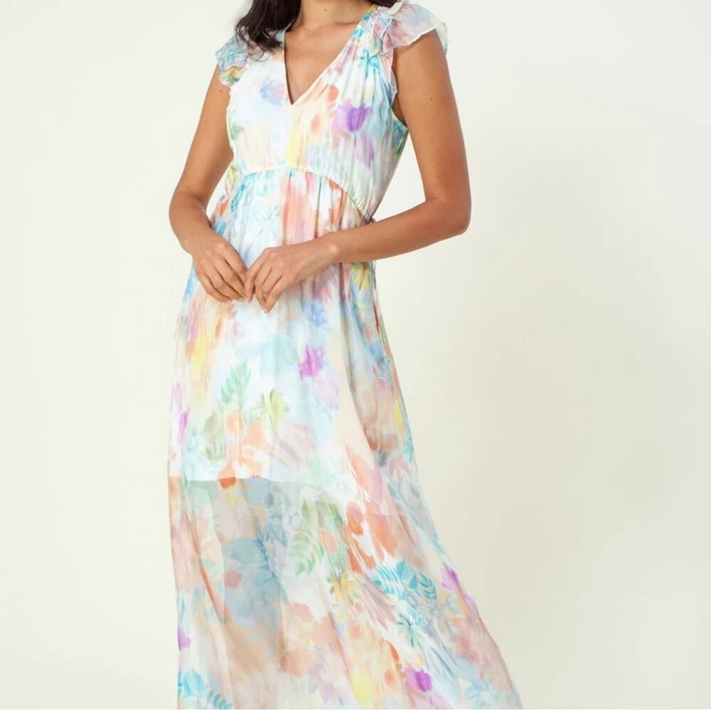 Hale Bob Aruba Silk Maxi Dress